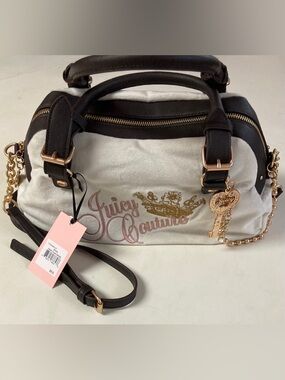 JUICY COUTURE “The Key To Juicy” Vanilla White Bag